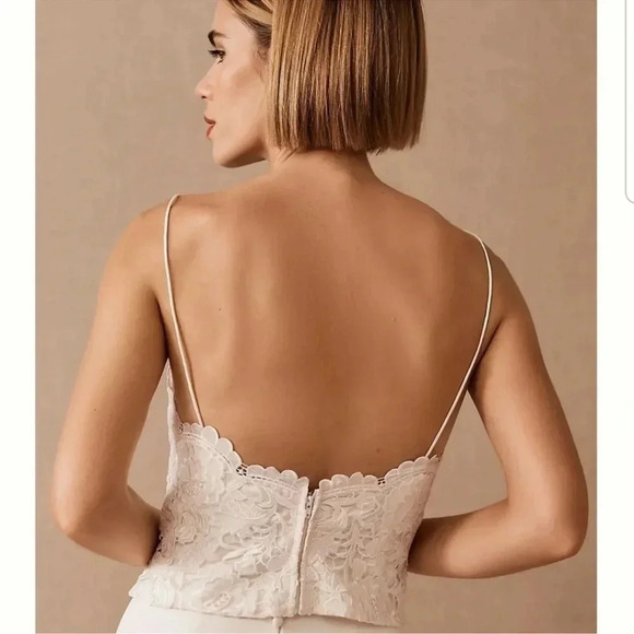 NWT Catherine Deane BHLDN Havanna Corset Top Lace Bridal Wedding Ivory 4 - Picture 14 of 16